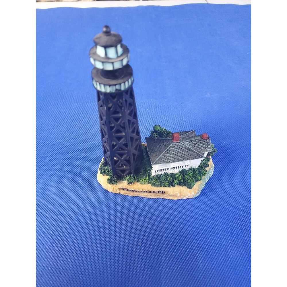 LIGHTHOUSE COLLECTION HAND PAINTED SANIBELL ISLAND FLORIDA 5.5" TALL